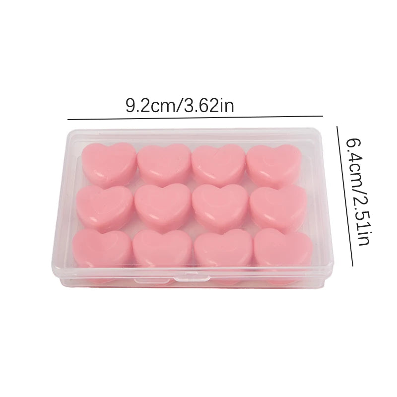 12 Pcs Silicone Ear Plugs Reusable Noise Reduction | Sleeping Protection additional angle