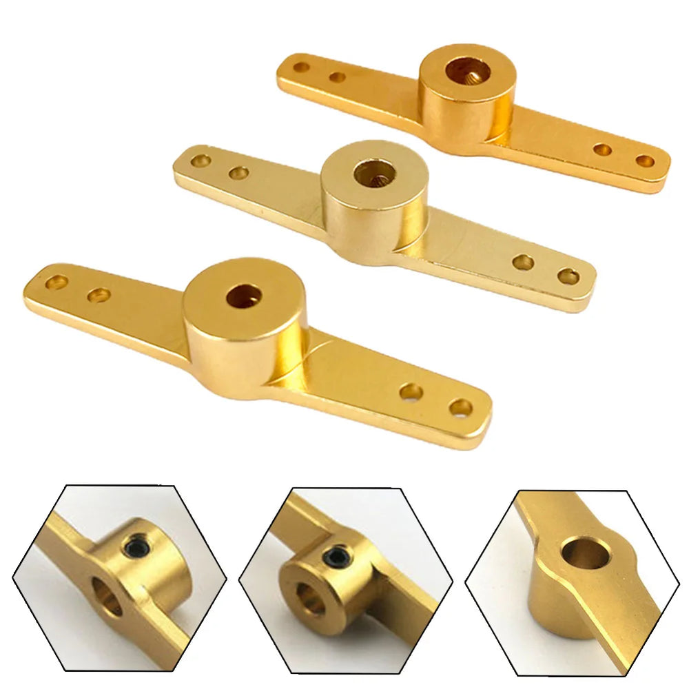 3.1mm/4.1mm/5.1mm RC Car Double Steering Rudder Tiller Arms Horn Transmission Arm Cra alternate view
