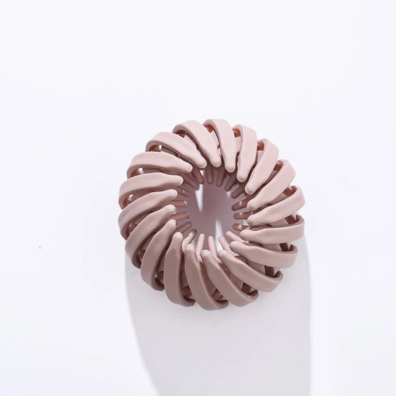 Magic Hair Pins Clips Bird Nest Shaped Hair Holder Matte Hair Ring Ball Head  High Ponytail Hair Device Women Hair Accessories