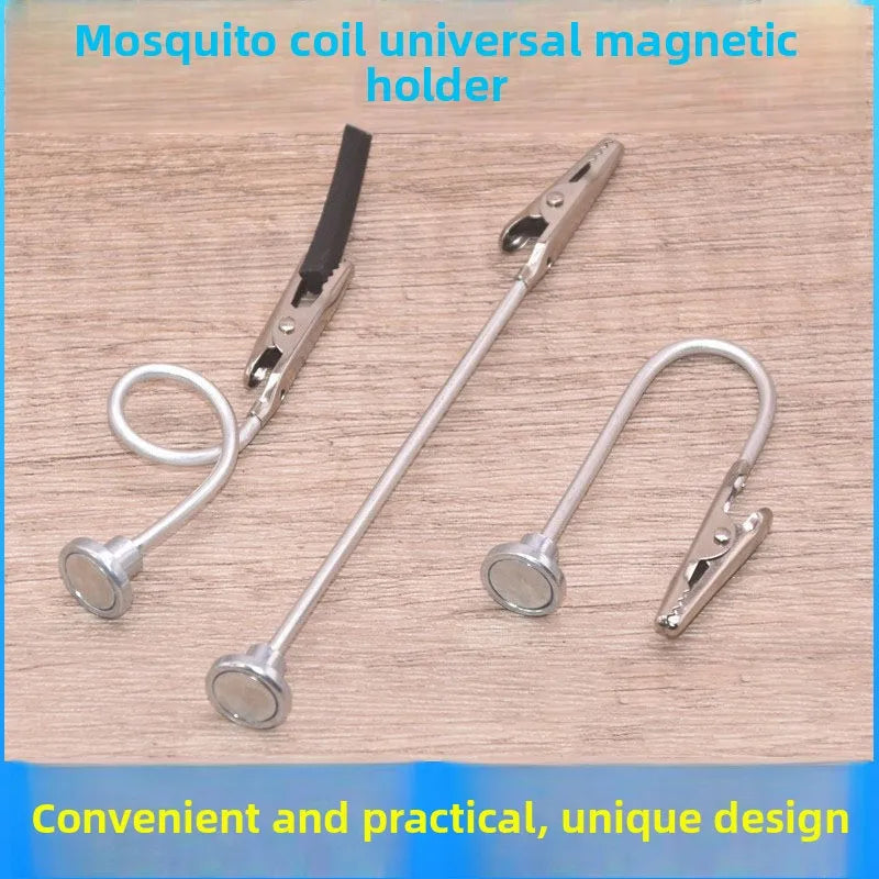 Magnetic Mosquito Coil Clip | Universal Magnetic Suction Holder for Camping and Home alternate view