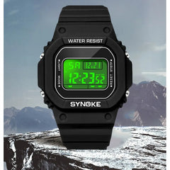 SYNOKE Outdoor Military Digital Watch For Men Fashion Retro Men Watch Sports Waterproof detail view