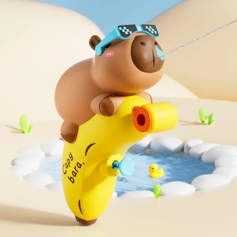 Funny Capybara Plastic Water Gun Gags Practical Jokes Water Toys Cute Capybara Outd additional angle