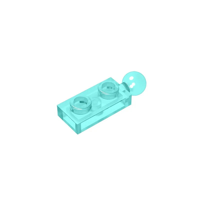 Gobricks GDS-852 Plate Modified 1 x 2 with Tow Ball on End | Building Block for DIY Crea detail view