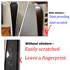 PS5 Middle Side Skin Sticker | Waterproof Decal Cover for PlayStation 5 Disc Console alternate view