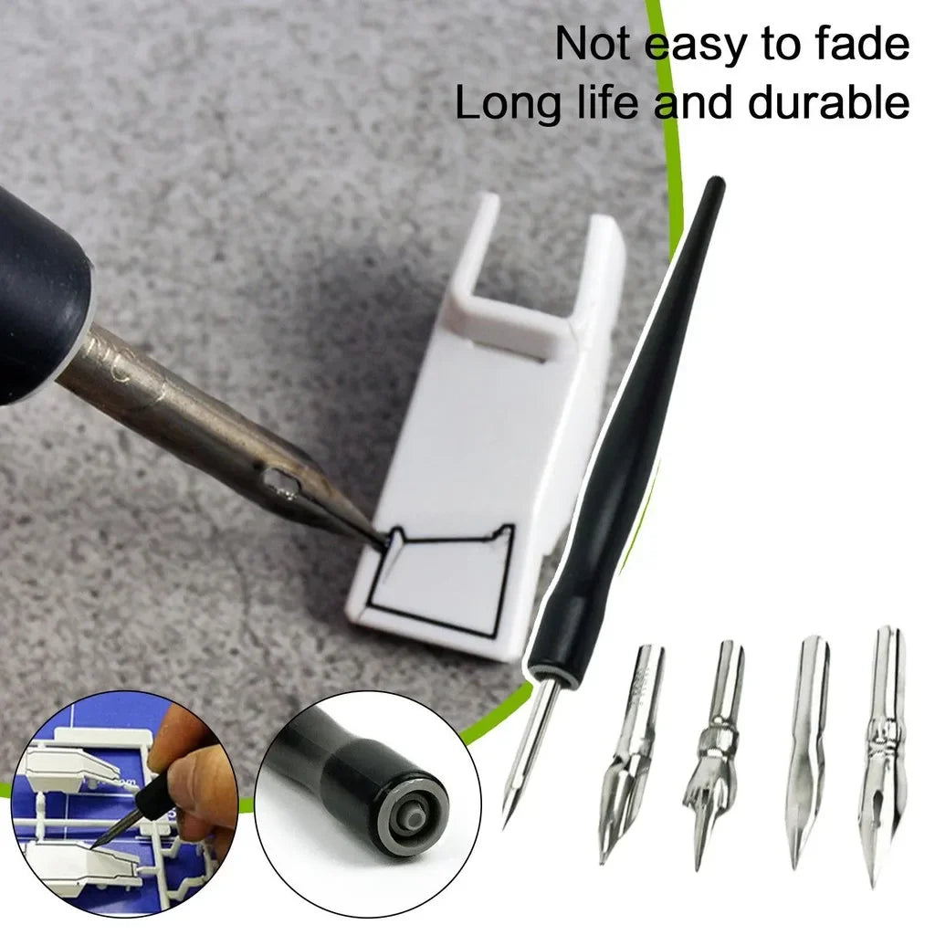 Panel Line Accent Pen | Tool for Gundam Model Precision Panel Line Detailing close-up view