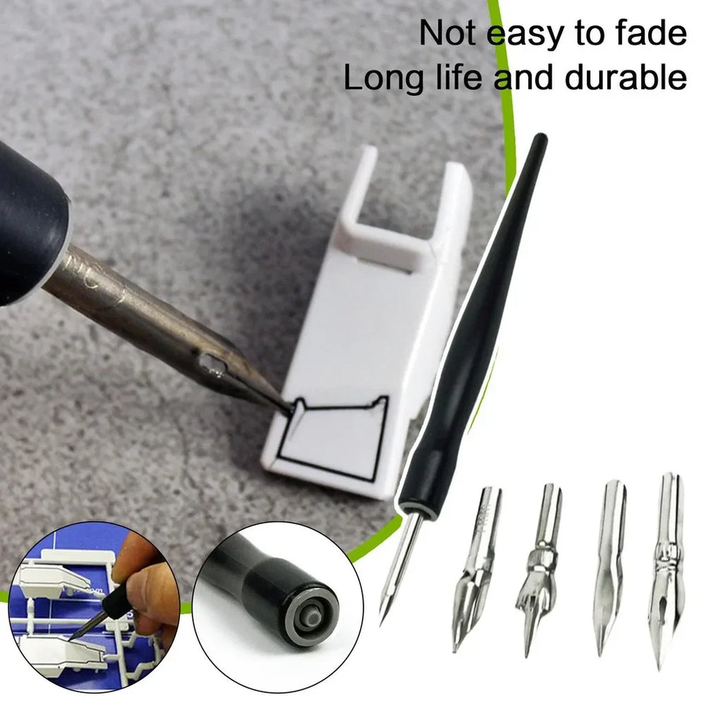 Panel Line Accent Pen | Tool for Gundam Model Precision Panel Line Detailing close-up view