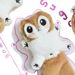 Plush Interactive Dog Toy Chew Squeaky Pet Toy Grinding Teeth Bite-resistant Puppy Toy close-up view