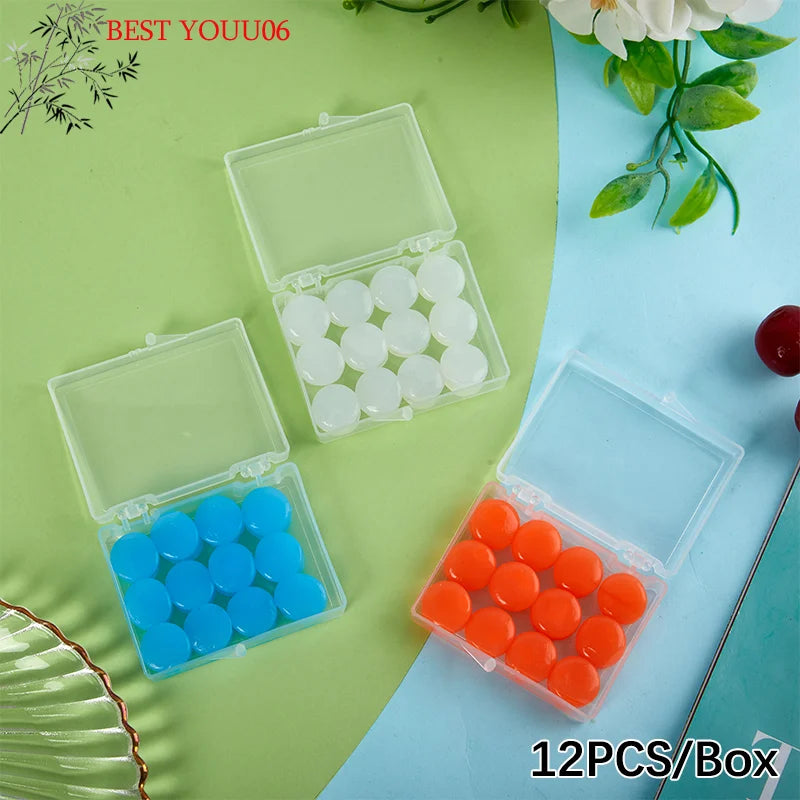 Silicone Ear Plugs for Sleeping | Noise Reduction Reusable Earplugs alternate view