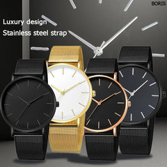 RUNERR Ultra Thin Quartz Watch | Minimalist Business Casual Mesh Strap alternate view