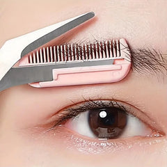 1/3PCS Eyebrow Trimmer Makeup Tools Stainless Steel Eyebrow Scissors with Comb Hair Removal Eyebrows