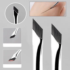 2/5Pc Karsyngirl Upgrade Blade Eyeliner Brush Ultra Thin Fine Angle Flat Eyebrow Brush Under The Eye