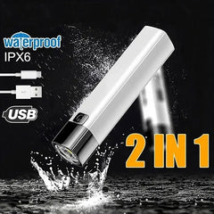 Mini Portable Super Bright LED Flashlight | Rechargeable Waterproof Outdoor Light detail view