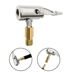 Locking Tire Chuck Metal Dual-Wheel Tire Inflator Connector