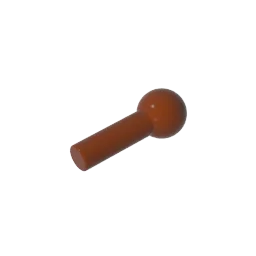 Gobricks Bar 1L with Tow Ball | Compatible Building Block Technical Parts additional angle