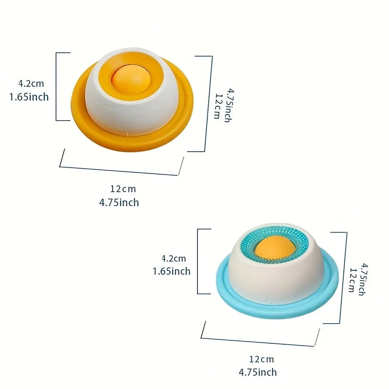 Pet Lick Mat Yogurt Licking Plate Slow Feeder for Dogs & Cats - Interactive Snack Bowl, detail view