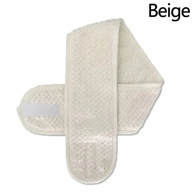 Adjustable Wide Hairband Non Slip Yoga Spa Bath Shower Makeup Wash Face Cosmetic He additional angle