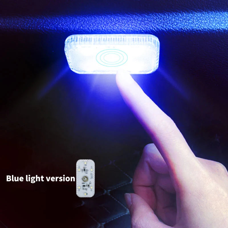 Car Touch LED Light | Wireless Interior Car Atmosphere Lamp close-up view