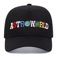 ASTROWORLD Graphic Mesh Baseball Cap | Unisex Breathable Trucker Hat alternate view