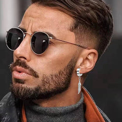 1 Pairs Fashion Cross Feather Stud Earrings Punk Rock Style for Women Men High Quality Stainless Steel Hiphop Ear Jewelry