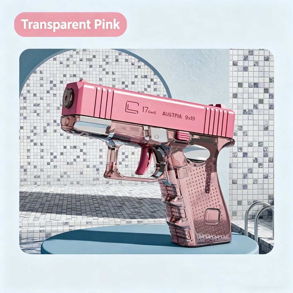 Mini Water Gun Pistol | Continuous Shooting Toy for Summer Outdoor Fun close-up view