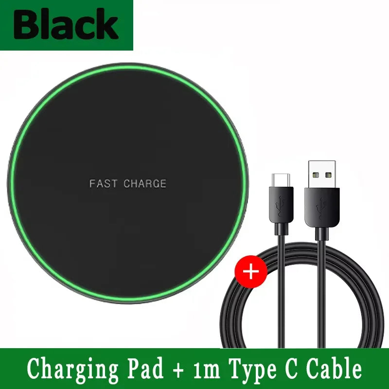 Wireless Charger Mobile Phone Chargers Pad Stand For iPhone 16 15 14 13 12 11 Pro Max alternate view