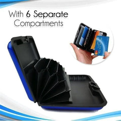 Metal Credit Card Holder Wallet | Slim Waterproof Card Protector alternate view