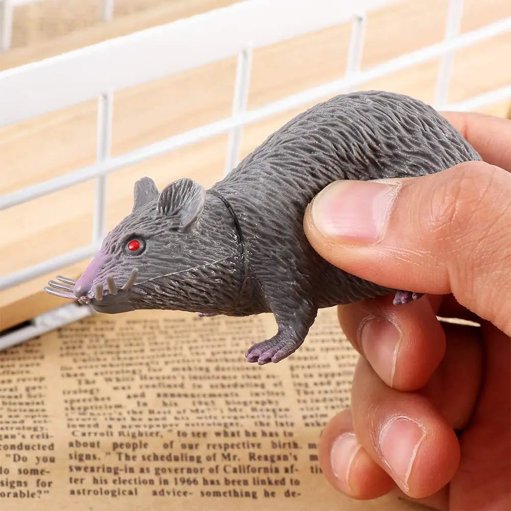 Fake Small Rat Lifelike Mouse Model Prop Scary Trick Prank Toy Horror Halloween Par additional angle