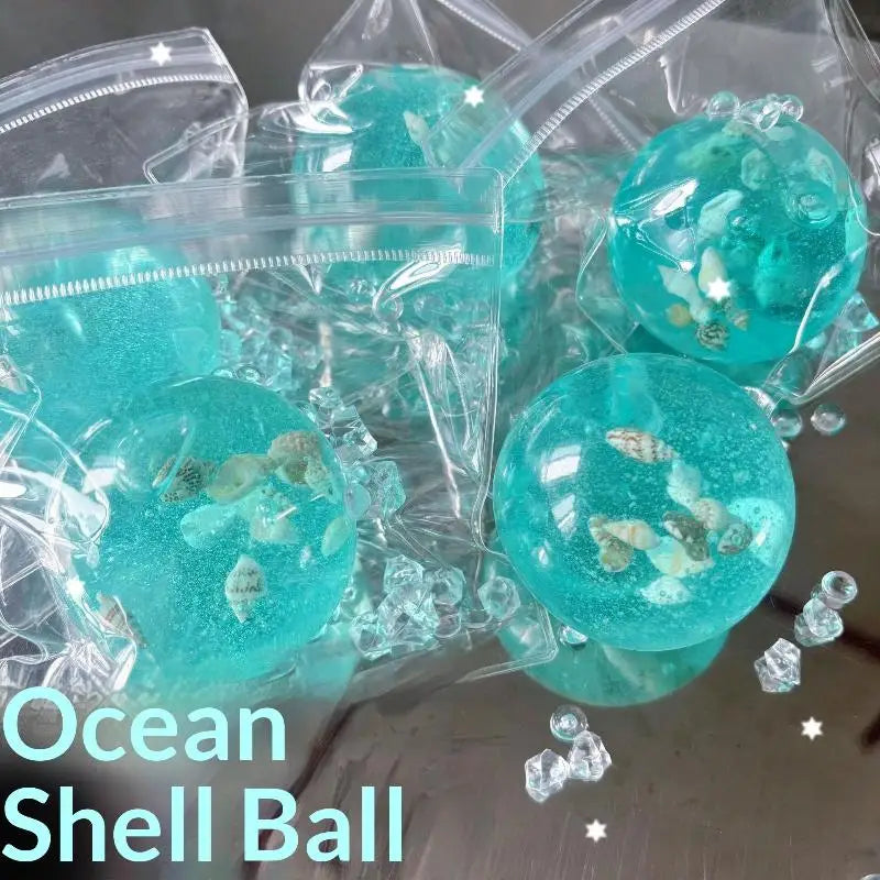 New 1Pcs Anti Stress Sensory Fidgets Toys Soft Simulated Transparent Blue Maltose Slo lifestyle view
