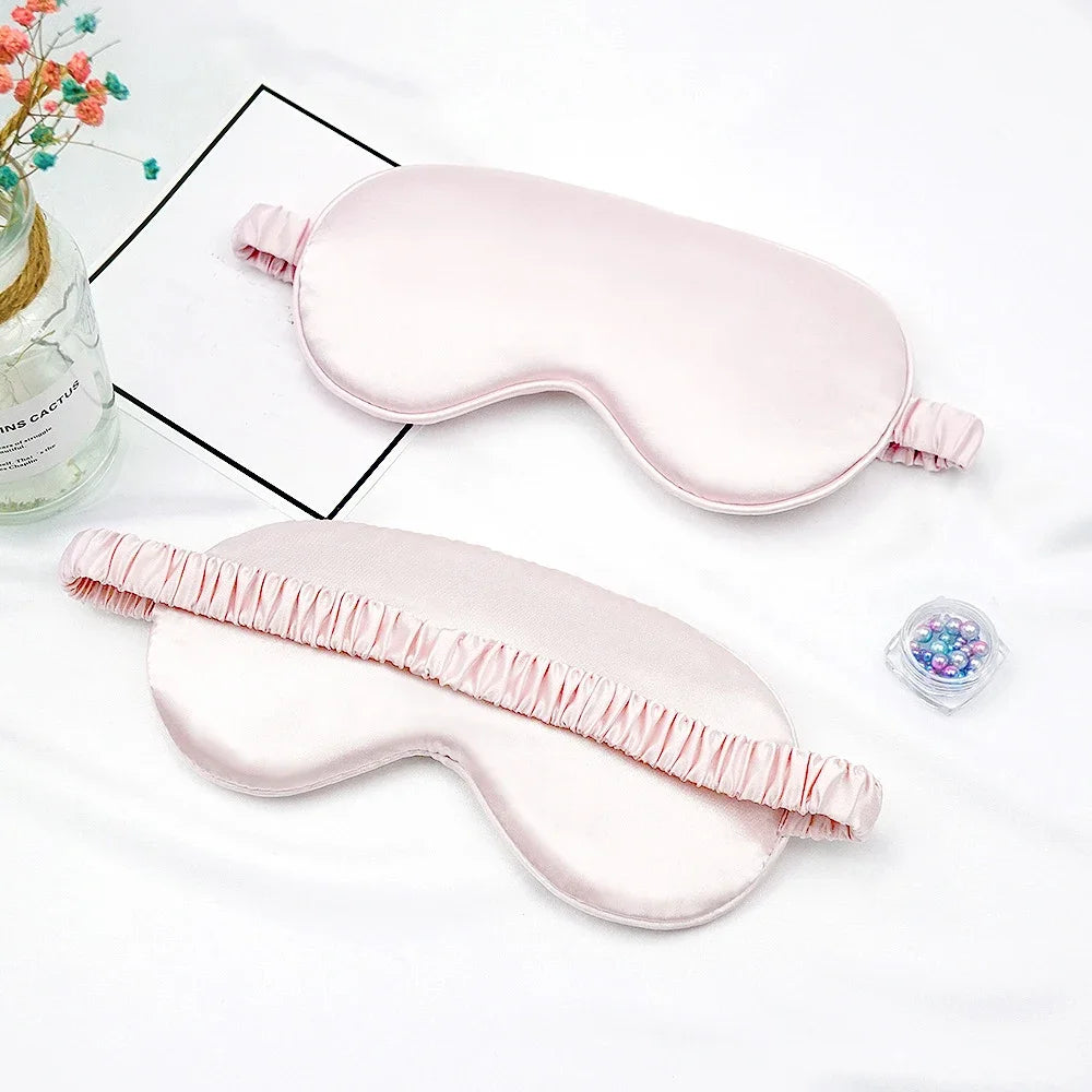 Women Imitated Silk Sleep Eye Mask | Portable Travel Blindfold for Restful Sleep alternate view