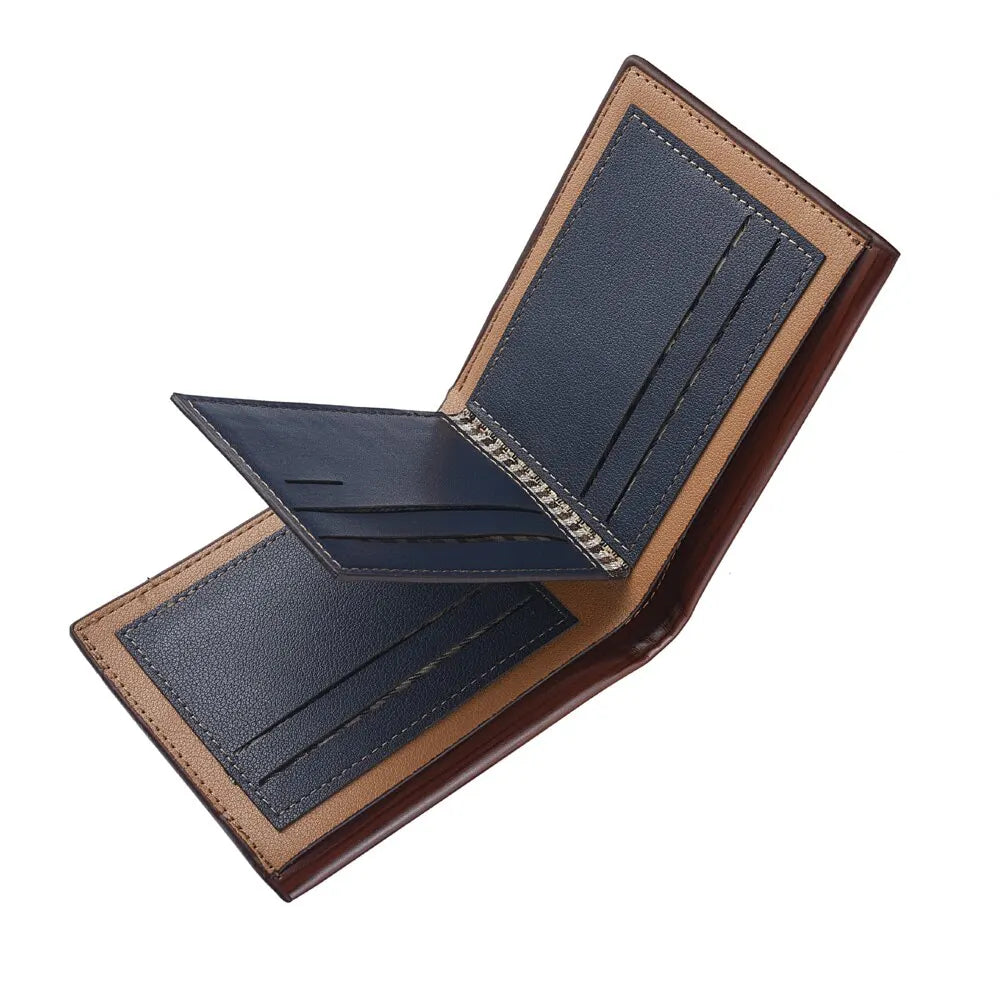 Men's Slim PU Leather Wallet | Business Credit Card Holder alternate view