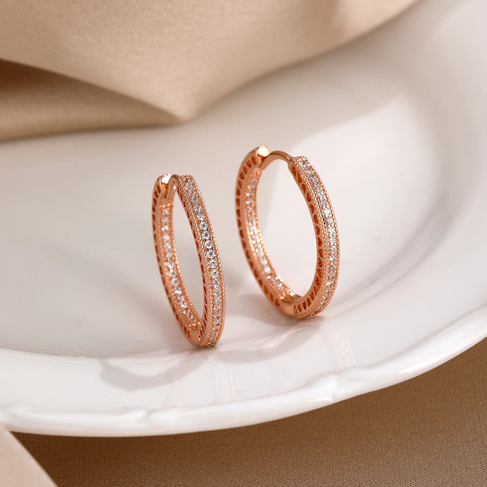 2026 New Fashion Hoop Earrings Set for Women | Ginkgo Leaf Enamel Flower Stud, Cute C alternate view