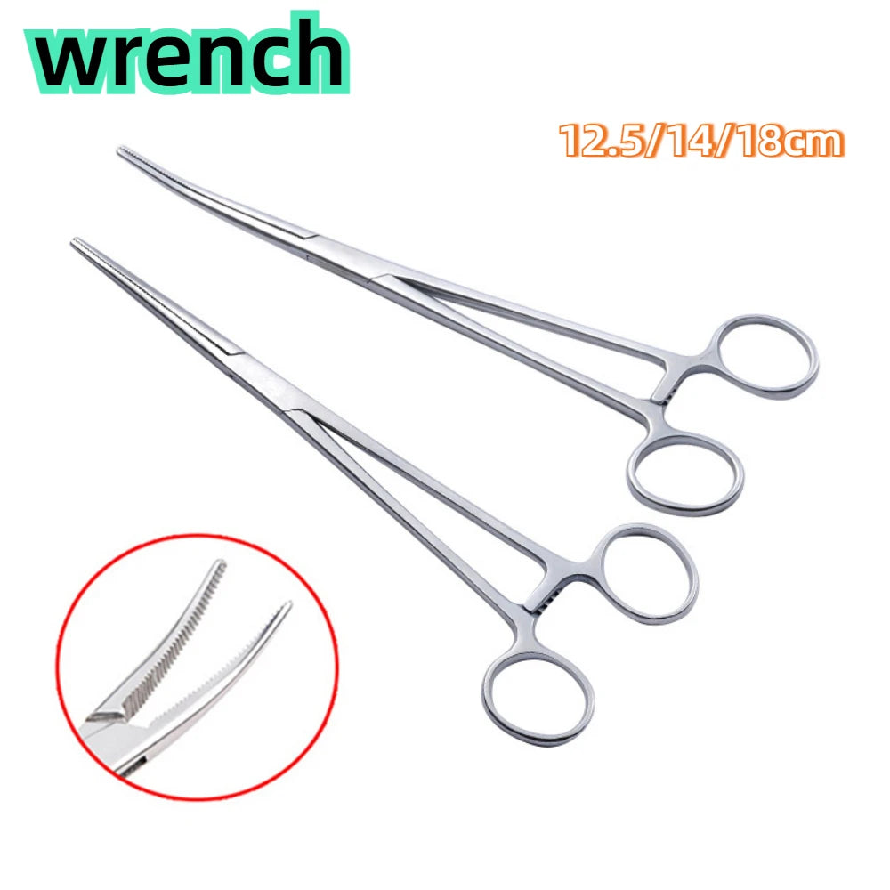 Stainless Steel Locking Forceps | Multi-Purpose Hemostatic Clamp for Fishing and Crafting