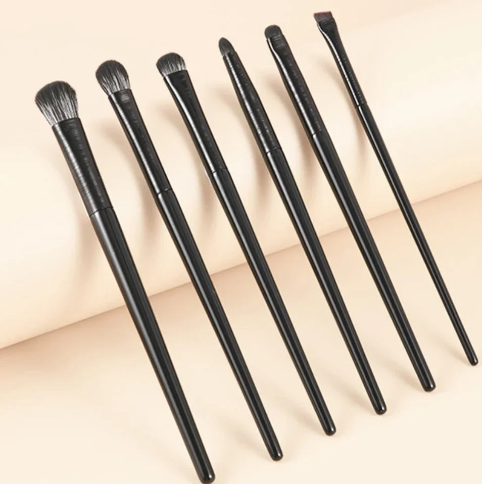 6PCS Eyes Makeup Brushes Set Professional Soft Contouring Eyeshadow Eyeliner Eyebrow alternate view