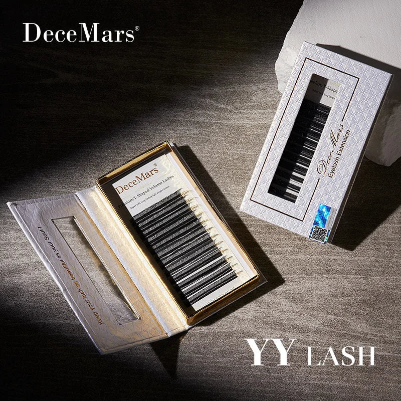 DeceMars YY Eyelash Extension 6mm-18mm Length | DIY Black Lashes lifestyle view