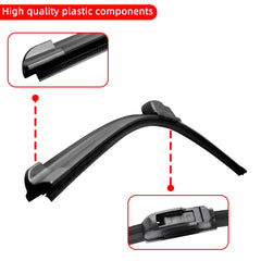1PC Car Windshield Wiper Blades Hook Universal Soft Rubber Frameless Bracketless Car alternate view