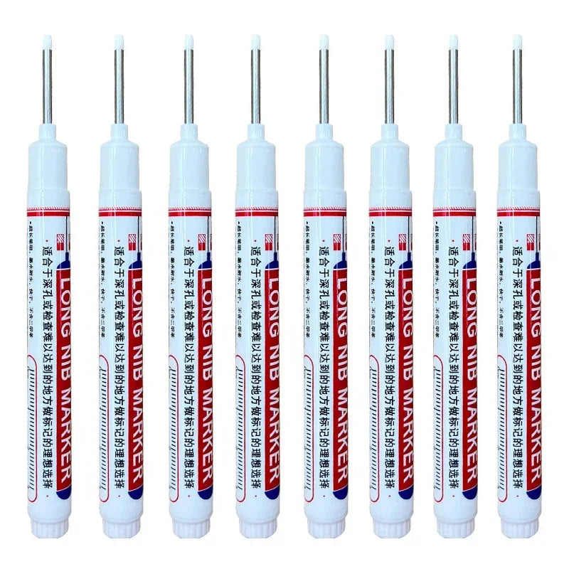 20mm Deep Hole Long Nib Markers Set | Multi-Purpose Perforating Pen for Metal, Wood, alternate view