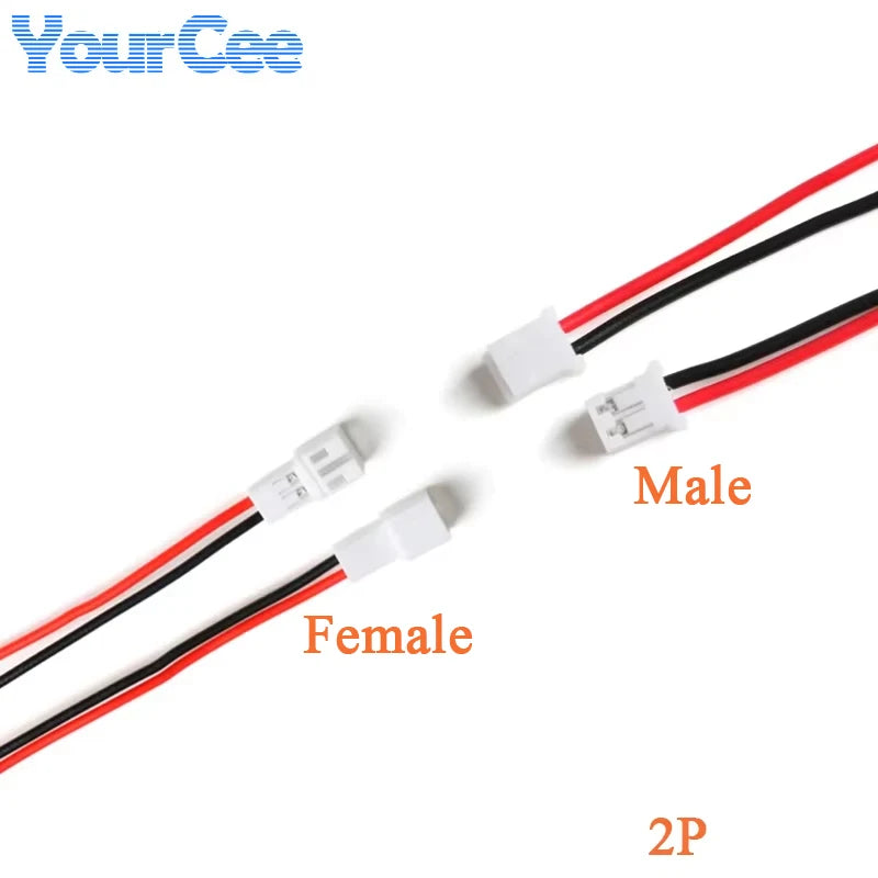 10Pcs 20CM JST PH 2.0 Connector Plug Jack Male Female 2/3/4/5/6 Pin Micro Cables JST PH 2.0mm Male Female Connectors