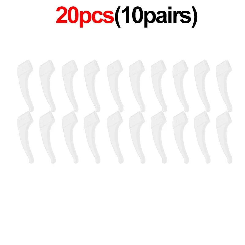 2/40pcs Silicone Ear Hook Anti-slip Glasses Leg Ear Sleeve Bracket Fastener Sunglasse alternate view