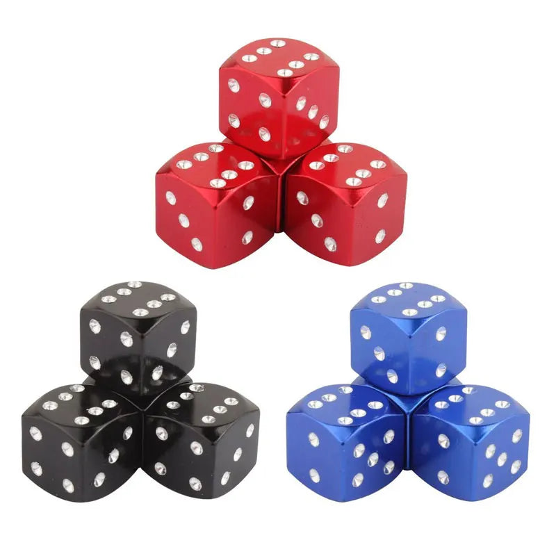 Aluminum Alloy Tire Valve Caps 4 Pcs