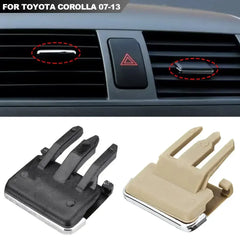 2/4Pcs Car Dashboard Air Conditioner Outlet Pick AC Vent Grille Tab Clip Replacement A close-up view