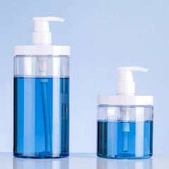 100-800ml Wide Mouth Refillable Pump Dispenser Bottles For Travel Bathroom Soap Shamp alternate view