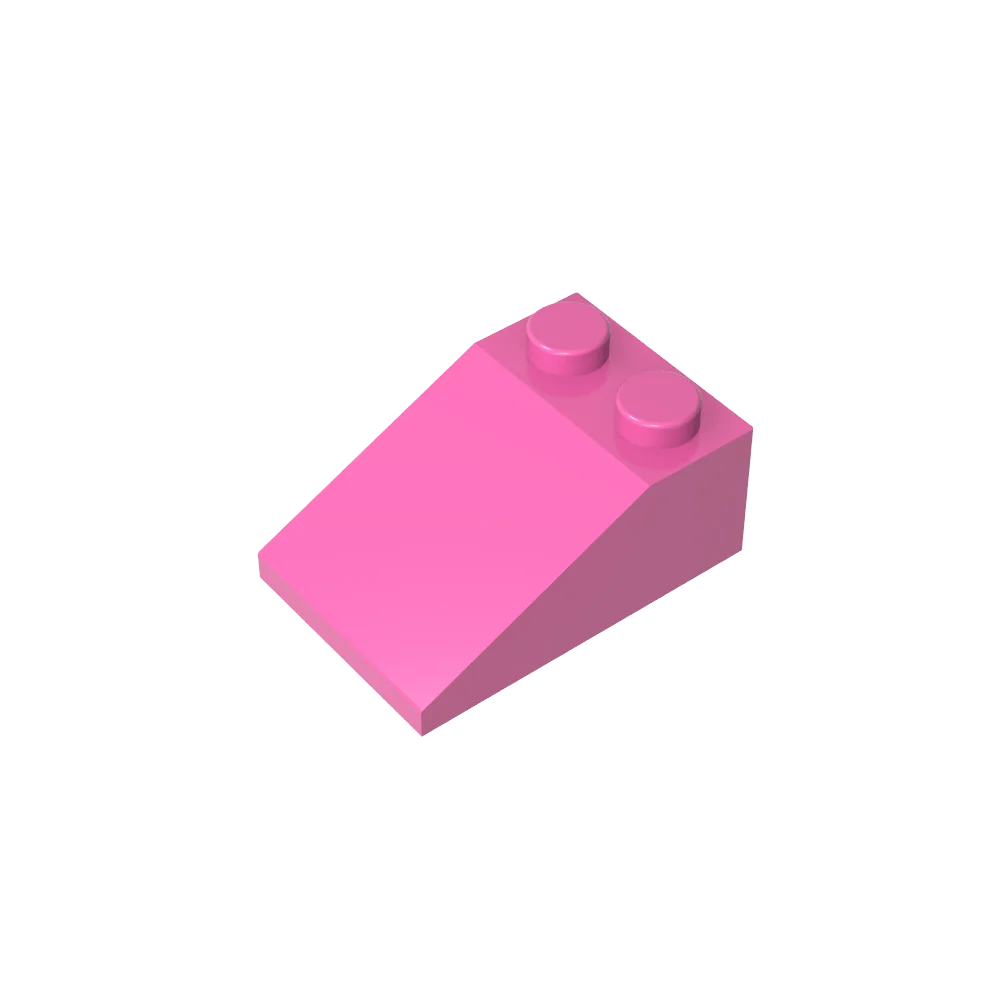 Gobricks Slope 33° 3 x 2 Building Block | Compatible with Lego 3298 detail view