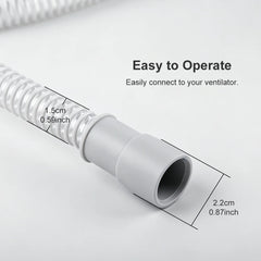 1.8m CPAP Replacement Tubing for AirMini | Quiet, Flexible Sleep Therapy Hose close-up view