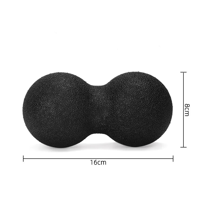 Peanut Massage Acupressure Ball | Trigger Point Massager for Neck and Back close-up view