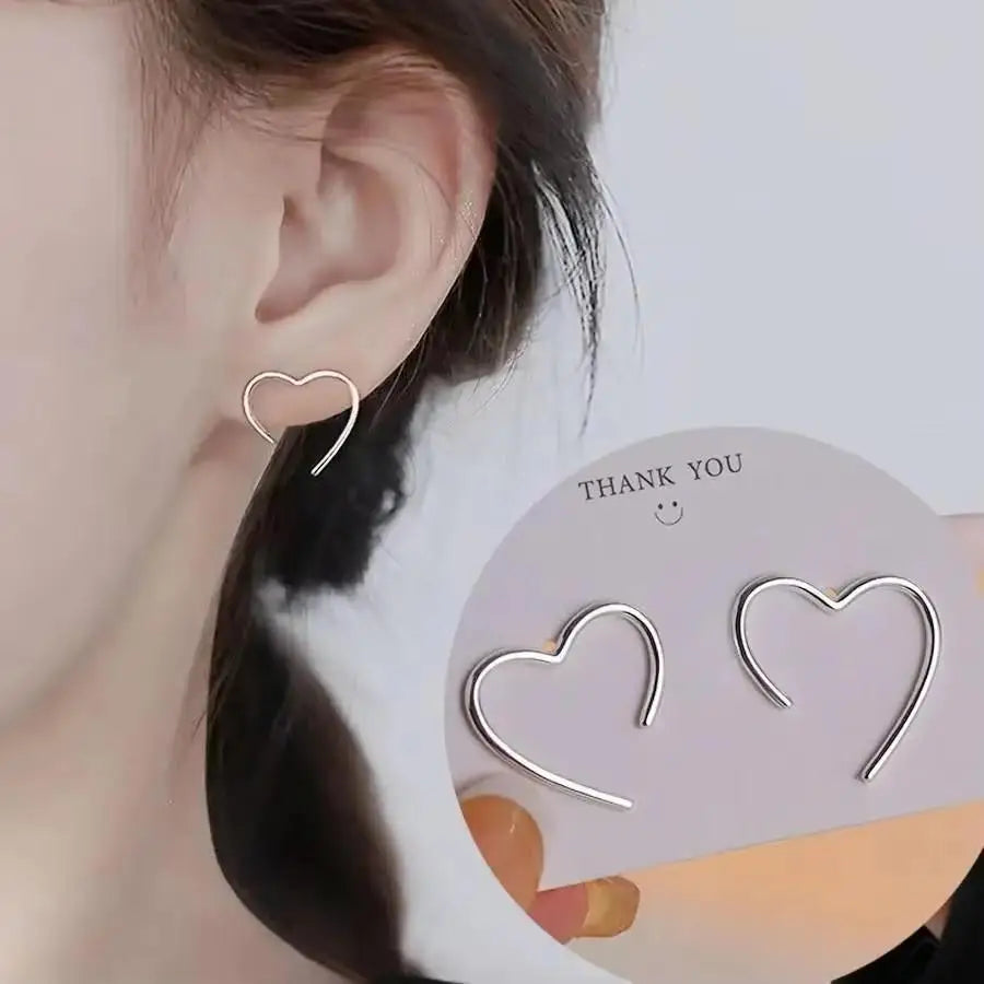 Korean Fashion Seven Star Zircon Earrings | Luxury Crystal Stars Stud Earrings detail view