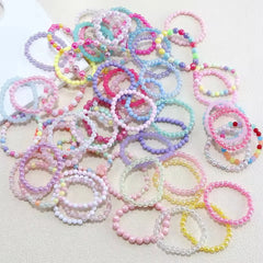 10Pcs Candy Color Beads Bracelet For Kids Girl Birthday Party Favors Baby Shower Gues alternate view