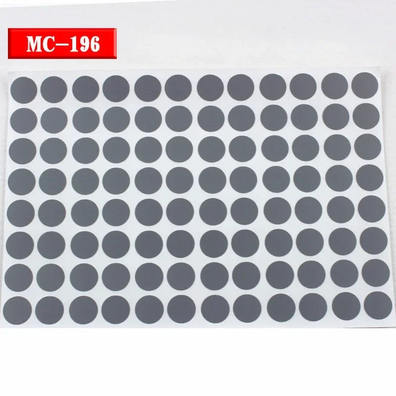 96Pcs 15mm Wood Furniture Screw Cap Covers | Self-Adhesive Hole Stickers for Desk Cabine detail view