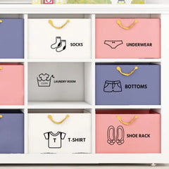 Baby Boy Clothes Stickers | Cute Wall Decals for Nursery and Bedroom Decor close-up view