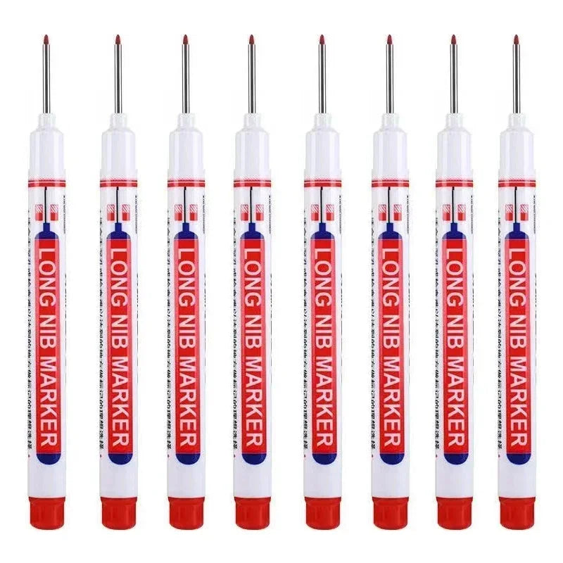 20mm Deep Hole Long Nib Markers Set | Multi-Purpose Perforating Pen for Metal, Wood additional angle