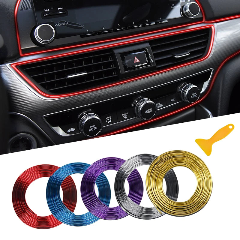 5M Car Dashboard Door Edge Insert Trim Interior Strip